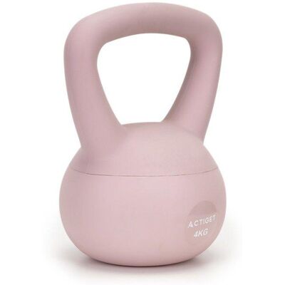 Kettlebell - SPRINGOS - 4 kg - Mjuk - Ergonomisk - Ljusrosa rosa Kettlebell - SPRINGOS - 4 kg - Mjuk - Ergonomisk - Ljusrosa rosa