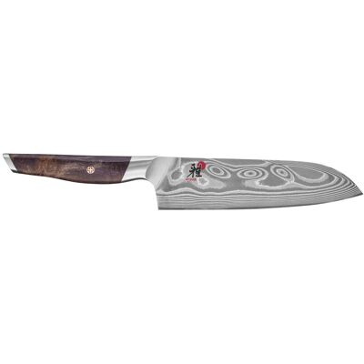 MIYABI IKI Santoku Japansk kockkniv 18 cm, Brun-Svart, Fin egg MIYABI IKI Santoku Japansk kockkniv 18 cm, Brun-Svart, Fin egg