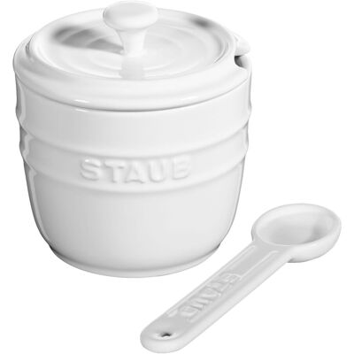 Staub Ceramique Sockerskål 9 cm, Ceramic, Vit Staub Ceramique Sockerskål 9 cm, Ceramic, Vit