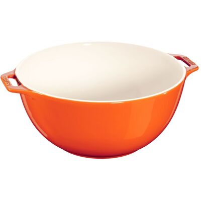 Staub Ceramique Skål 25 cm, Ceramic, Apelsin Staub Ceramique Skål 25 cm, Ceramic, Apelsin
