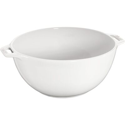 Staub Ceramique Skål 25 cm, Ceramic, Vit Staub Ceramique Skål 25 cm, Ceramic, Vit