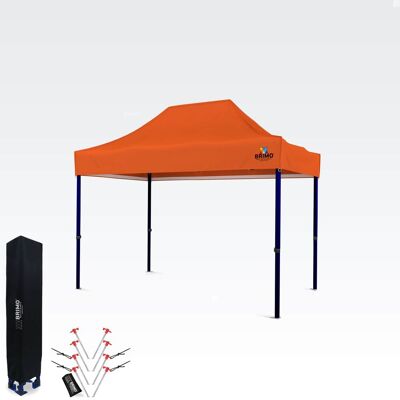 BRIMO Easyup Tält 2x3m Snabbt Uppsatt Partytält - Utan 3 Väggar - Orange Polyester BRIMO Easyup Tält 2x3m Snabbt Uppsatt Partytält - Utan 3 Väggar - Orange Polyester