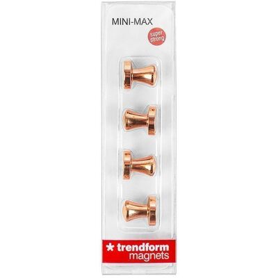 Trendform Mini Max Koppar Magneter 4 Styck Trendform Mini Max Koppar Magneter 4 Styck