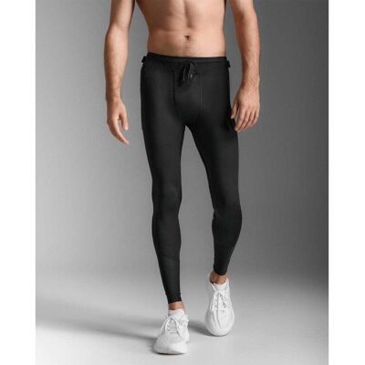 2xu Aero Mesh Compression Tights (Herr) - Black/silver Reflective, S 2xu Aero Mesh Compression Tights (Herr) - Black/silver Reflective, S
