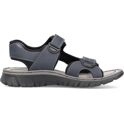 Rieker 26761-14 Sandal (Herr) - Navy/schwarz/schwarz, 41 Rieker 26761-14 Sandal (Herr) - Navy/schwarz/schwarz, 41