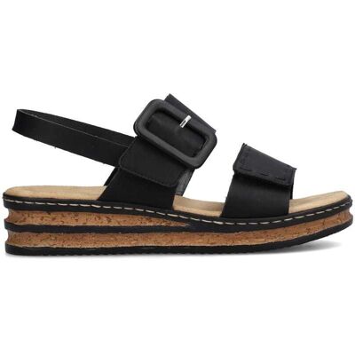 Rieker 62950-00 Sandaler Med Kilklack (Dam) - France, 37 Rieker 62950-00 Sandaler Med Kilklack (Dam) - France, 37