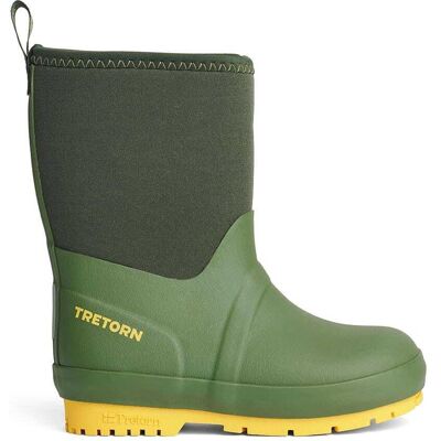 Tretorn Kuling Neoprene Vinterstövlar (Barn) - Bronze Green, 19 Tretorn Kuling Neoprene Vinterstövlar (Barn) - Bronze Green, 19