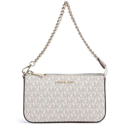 Michael Kors Jet Set Axelremsväska beige Michael Kors Jet Set Axelremsväska beige