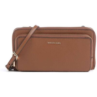 Michael Kors Jet Set Large Continental Crossover väska brun Michael Kors Jet Set Large Continental Crossover väska brun