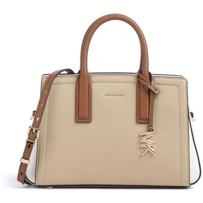 Michael Kors Laila Small Handväskor beige,vit Michael Kors Laila Small Handväskor beige,vit