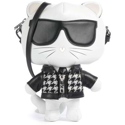Karl Lagerfeld K/Ikon Choupette Crossover väska vit Karl Lagerfeld K/Ikon Choupette Crossover väska vit