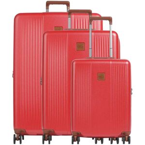 Brics Ferrara Resväska set (4 hjul) röd Brics Ferrara Resväska set (4 hjul) röd