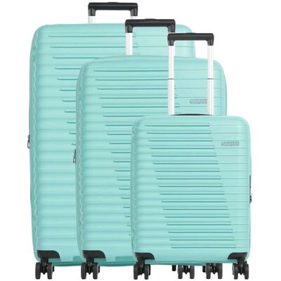 American Tourister Roadrush Resväska set (4 hjul) turkos American Tourister Roadrush Resväska set (4 hjul) turkos