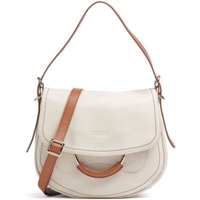 Brics Gondola Stella medium Axelremsväska beige Brics Gondola Stella medium Axelremsväska beige