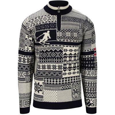Dale of Norway History sweater, Fleecetröja, Herr, Navy Offwhite M(50) Dale of Norway History sweater, Fleecetröja, Herr, Navy Offwhite M(50)