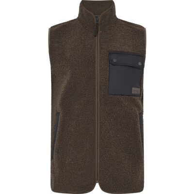 Didriksons Rasmus, Fleeceväst, Herr, Dark Mocha XXL(56) Didriksons Rasmus, Fleeceväst, Herr, Dark Mocha XXL(56)