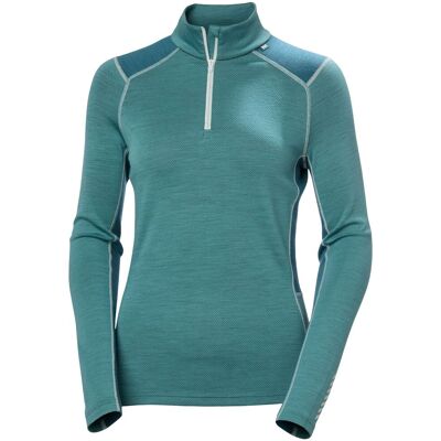 Helly Hansen Lifa Merino Midweight 1/2 Zip, Dam, Grön 42(XL) Helly Hansen Lifa Merino Midweight 1/2 Zip, Dam, Grön 42(XL)