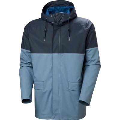 Helly Hansen Moss Block, Regnrock, Herr, Blå M(50) Helly Hansen Moss Block, Regnrock, Herr, Blå M(50)