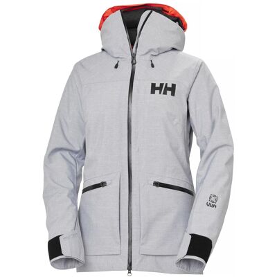 Helly Hansen Powderqueen 3.0, Skidjacka, Dam, Ljusgrå 42(XL) Helly Hansen Powderqueen 3.0, Skidjacka, Dam, Ljusgrå 42(XL)