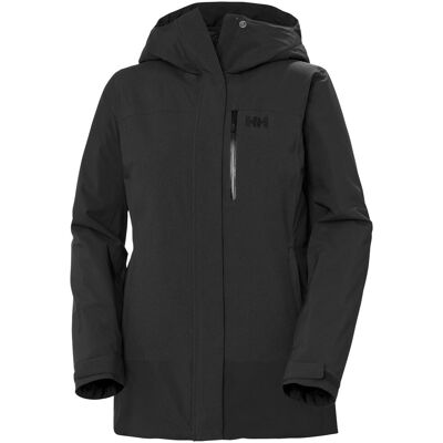 Helly Hansen Dam Snowplay Lång Isolerad Skidjacka - Svart Helly Hansen Dam Snowplay Lång Isolerad Skidjacka - Svart