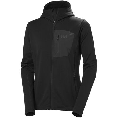 Helly Hansen Versalite Hooded, Fleecejacka, Dam, Svart 42(XL) Helly Hansen Versalite Hooded, Fleecejacka, Dam, Svart 42(XL)