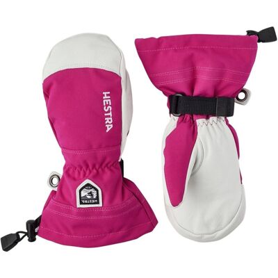 Hestra Army Leather Heli Ski, Skidvantar, Junior, Rosa 5 Hestra Army Leather Heli Ski, Skidvantar, Junior, Rosa 5