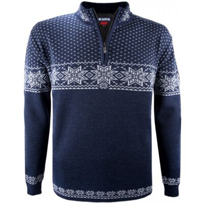 Kama Thor Merino Sweater, Herr, Navy XL(54) Kama Thor Merino Sweater, Herr, Navy XL(54)
