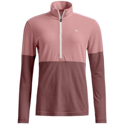 Ortovox 185 Rock'n'Wool Zip Neck, Dam, Rosa 40(L) Ortovox 185 Rock'n'Wool Zip Neck, Dam, Rosa 40(L)