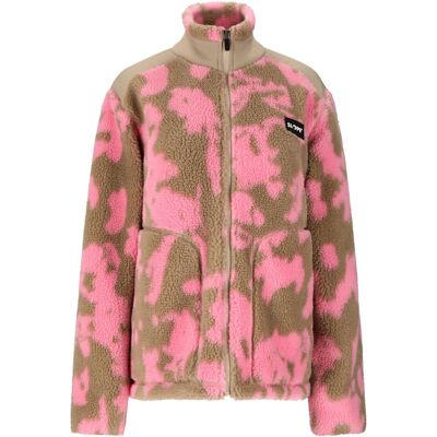SLOPE Kendor AOP Teddy, Fleecejacka, Dam, Pink 38(M) SLOPE Kendor AOP Teddy, Fleecejacka, Dam, Pink 38(M)