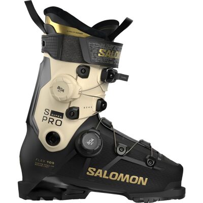 Salomon S/Pro Supra Dual Boa 105W, Pjäxor, Dam, Svart/Gul 24,5 Salomon S/Pro Supra Dual Boa 105W, Pjäxor, Dam, Svart/Gul 24,5