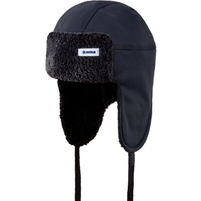 Kama Lapon, softshell mössa, svart M Kama Lapon, softshell mössa, svart M