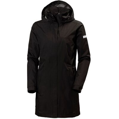 Helly Hansen Aden Long, Regnkappa, Dam, Svart 42(XL) Helly Hansen Aden Long, Regnkappa, Dam, Svart 42(XL)
