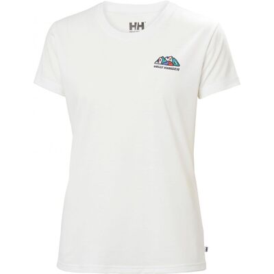 Helly Hansen W Skog Graphic T-shirt, Dam, Vit 40(L) Helly Hansen W Skog Graphic T-shirt, Dam, Vit 40(L)