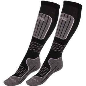 Accezzi Merino 20 Skidstrumpor, 2 par, Junior, Svart 27-30