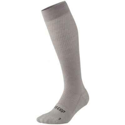 CEP Flight Socks Tall, löparstrumpor, dam, ljusgrå II CEP Flight Socks Tall, löparstrumpor, dam, ljusgrå II