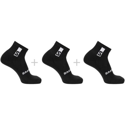 Salomon Everyday Ankle 3-pack, Strumpor, Svart 47-50 Salomon Everyday Ankle 3-pack, Strumpor, Svart 47-50