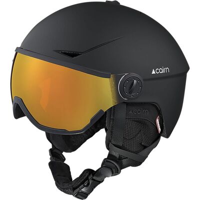 Cairn Rise II Photochromic, Skidhjälm Med Visir, Svart 54-56cm Cairn Rise II Photochromic, Skidhjälm Med Visir, Svart 54-56cm