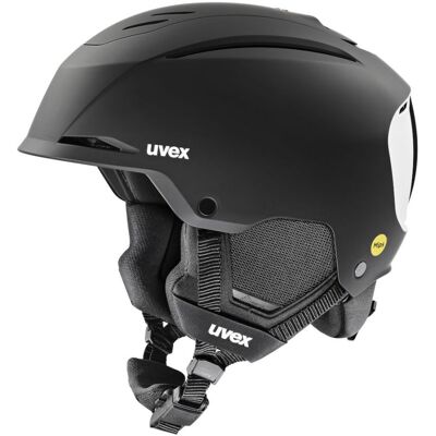 Uvex Resolution MIPS, Skidhjälm, Svart/Vit 52-55cm Uvex Resolution MIPS, Skidhjälm, Svart/Vit 52-55cm