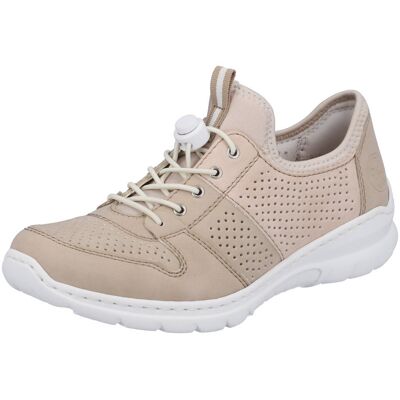 Rieker Damsneaker snabbsnörning Beige Rieker Damsneaker snabbsnörning Beige