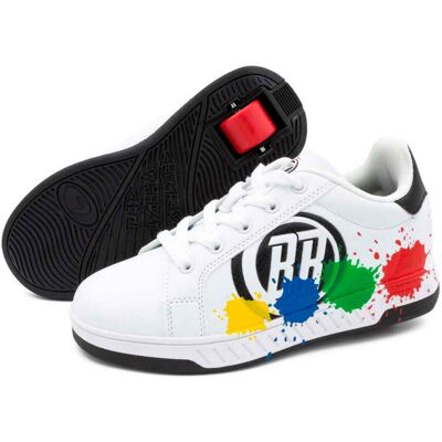 Breezy Rollers Rullskor Splash Vit / Svart Breezy Rollers Rullskor Splash Vit / Svart