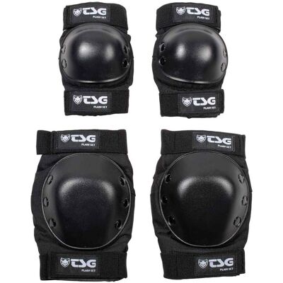 TSG Knä Och Armbåg Skyddsset Svart TSG Knä Och Armbåg Skyddsset Svart