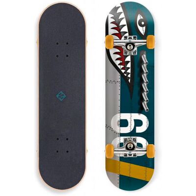Streetsurfing Skateboard Shark Fire 7.75 x 31 Streetsurfing Skateboard Shark Fire 7.75 x 31