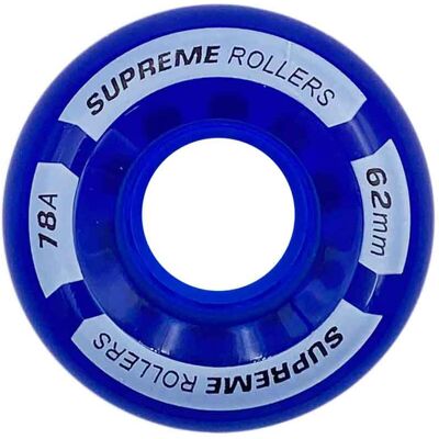 Supreme Rollers Quad Wheels 62mm/78A Blå 4-Pack Supreme Rollers Quad Wheels 62mm/78A Blå 4-Pack