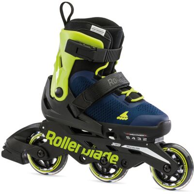 Rollerblade Microblade 3WD Justerbar Inlineskridskor barn - Kungblå/Lime Rollerblade Microblade 3WD Justerbar Inlineskridskor barn - Kungblå/Lime