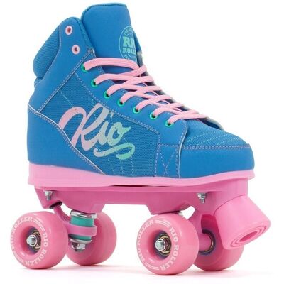 Rio Roller Side By Side Rullskridskor Lumina Blå/Rosa Rio Roller Side By Side Rullskridskor Lumina Blå/Rosa