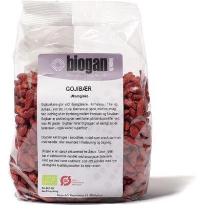 biogan - Ekologiska torkade gojibär 400g biogan - Ekologiska torkade gojibär 400g