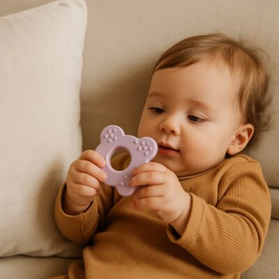 BABY POP - Baby tandring i naturgummi - lila BABY POP - Baby tandring i naturgummi - lila