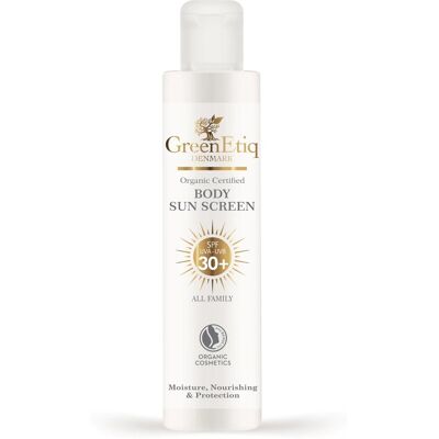 Greenetiq Denmark - Bio Body Sun Screen Spf 30 - All family Greenetiq Denmark - Bio Body Sun Screen Spf 30 - All family