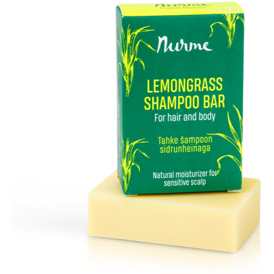 Nurme Citrongräs Shampoo Bar - Glans & Näring Nurme Citrongräs Shampoo Bar - Glans & Näring