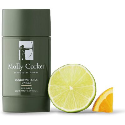 Molly Corker - Natural deodorant stick - Bergamot Orange - Explorer Molly Corker - Natural deodorant stick - Bergamot Orange - Explorer